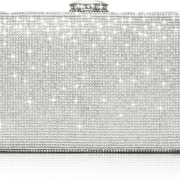 Women's Evening Bag Elegant Clutch Sparkly Diamond Handbag Prom Wedding Party